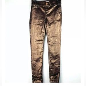 Juicy Couture Gold Metallic Jeggings